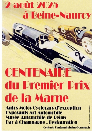 Centenaire du premier Grand Prix de la Marne